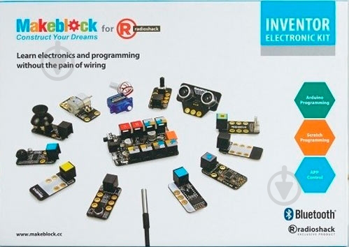 Програмований робот Makeblock Набір датчиків Inventor Electronic kit 09.40.04 - фото 1 Програмований робот Makeblock Набір датчиків Inventor Electronic kit 09.40.04 - фото 1