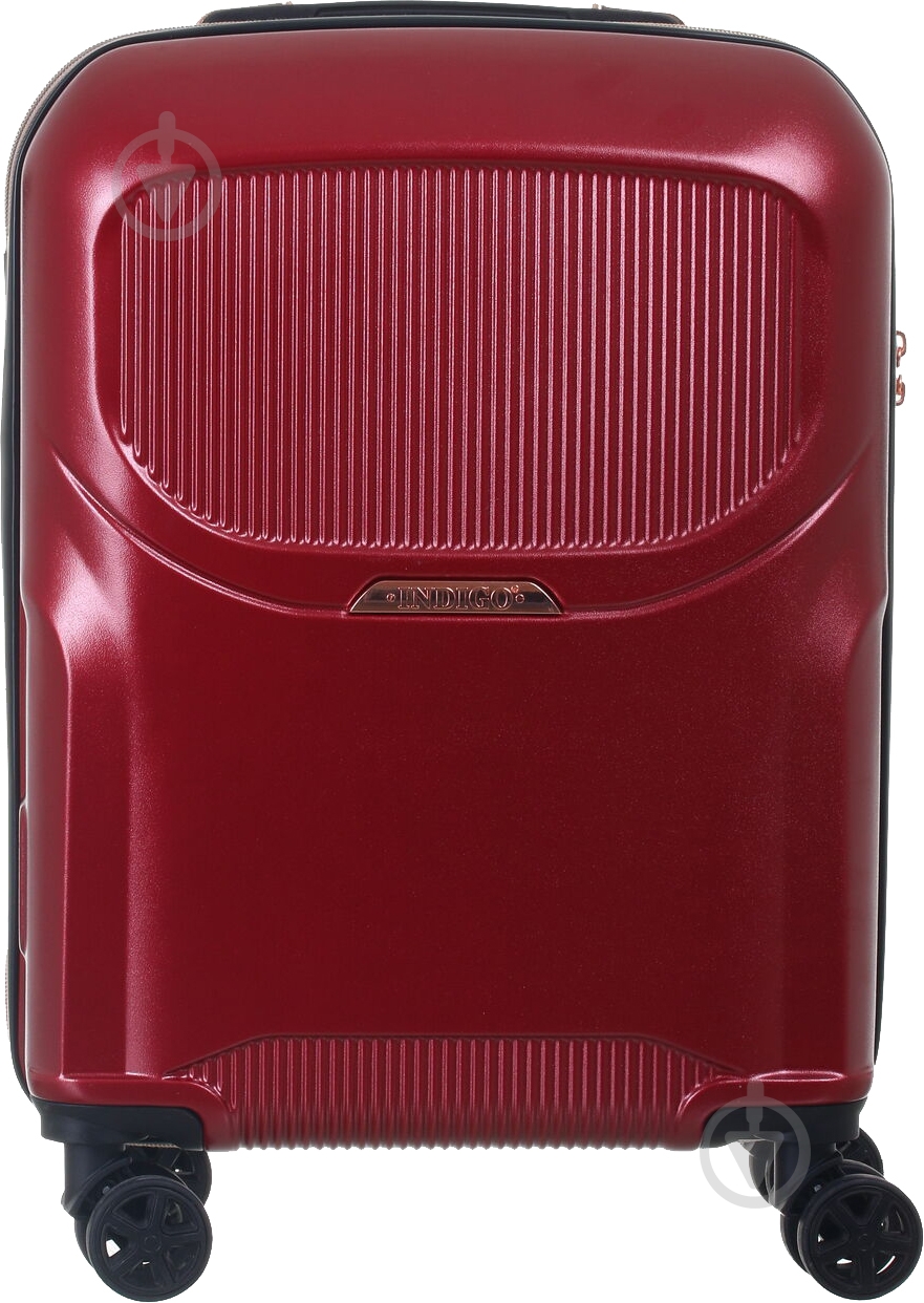 Чемодан 61 л бордовый LS22100 58х42х25 ABS - фото 5