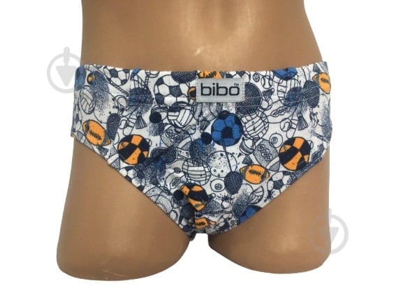 Трусы для мальчика Bibo р.140 белый с серым 21035 - фото 1 Трусы для мальчика Bibo р.140 белый с серым 21035 - фото 1