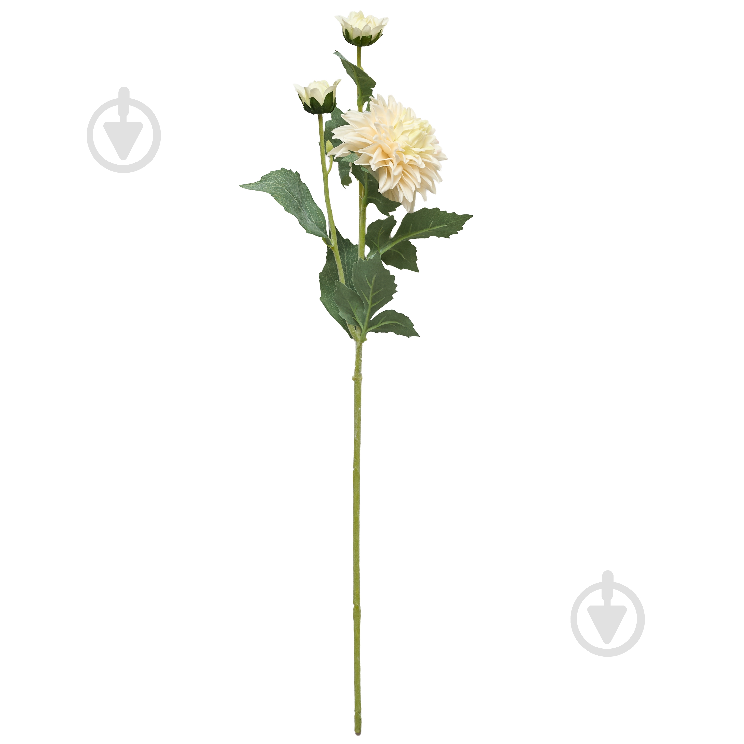 Цветок искусственный Георгина 61 см белая Девилон - фото 1