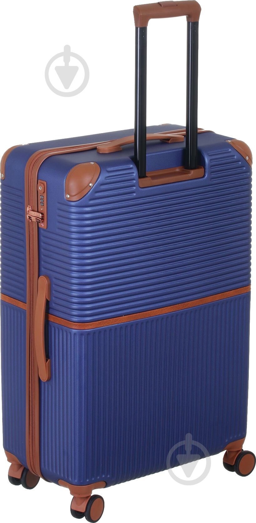 Чемодан UP! (Underprice) 96 л синий LS22200 69х48х29 ABS - фото 3