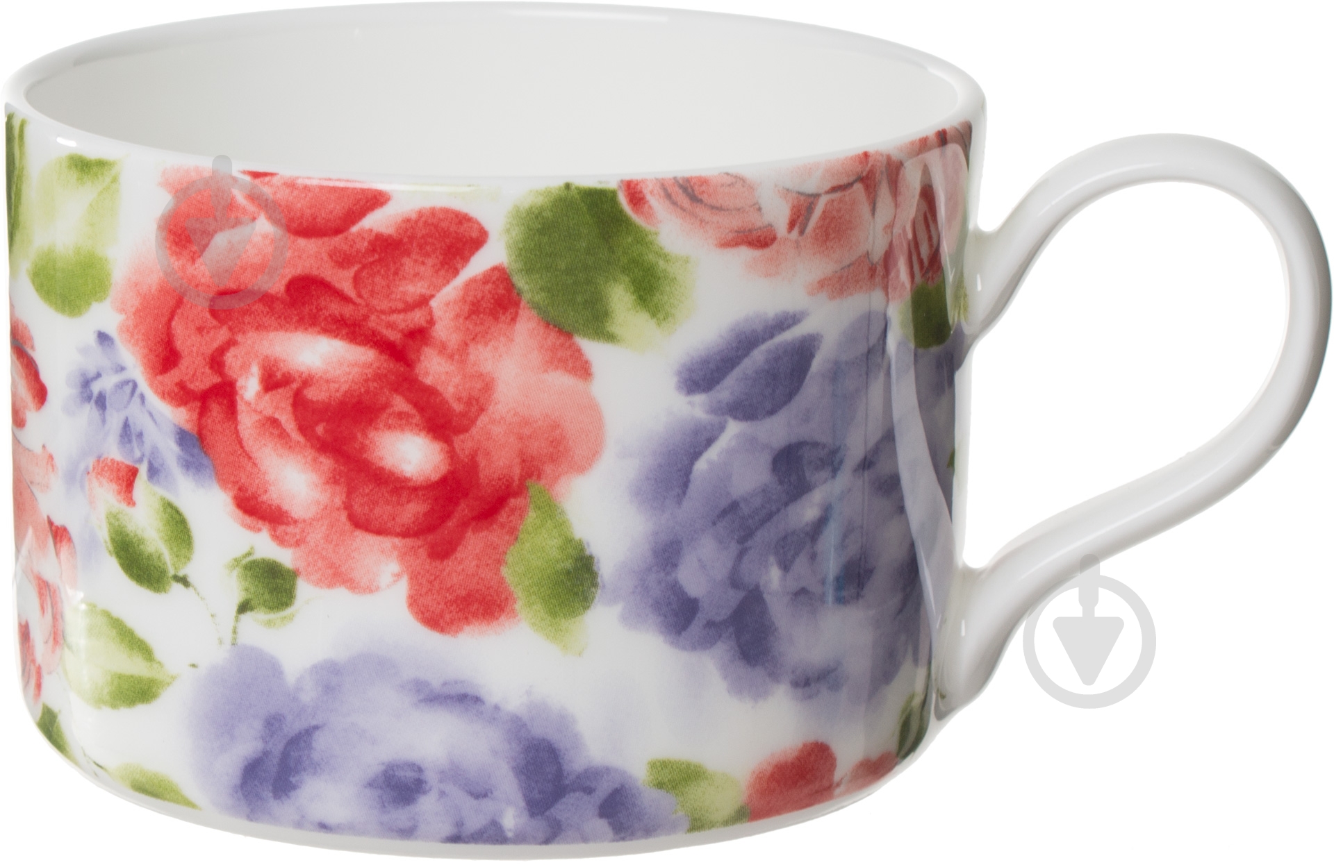 Чашка для чая с блюдцем Fiora Aquarelle 200 мл зеленый - фото 2