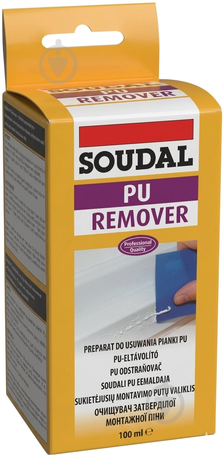 Смывка для пены SOUDAL PU REMOVER 100 мл - фото 1