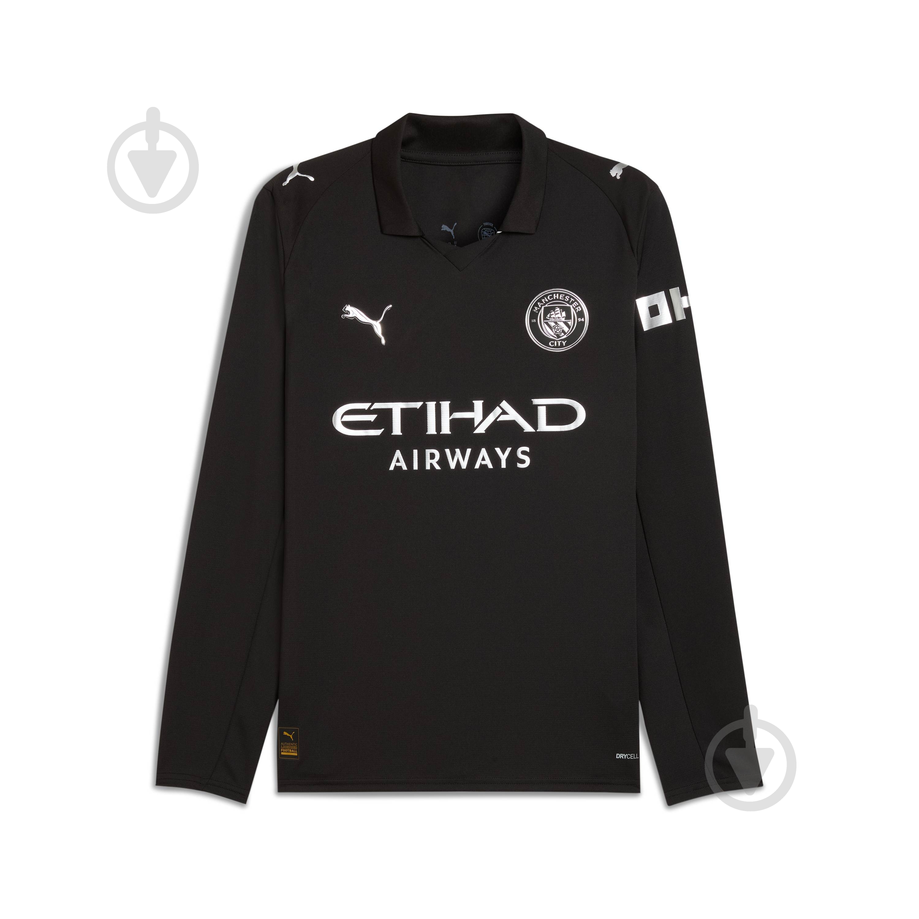 Футболка Puma MCFC Away Jersey Replica LS 78035102 р.L синий - фото 6