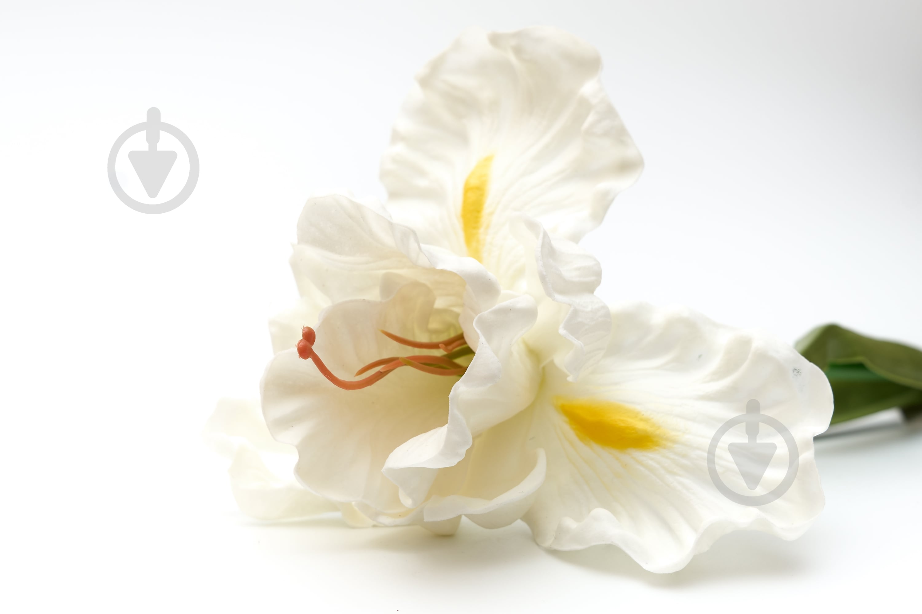 Цветок искусственный Ирис 76 см белый Девилон - фото 2