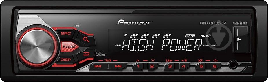 Аудиомагнитола PIONEER MVH-280FD - фото 1