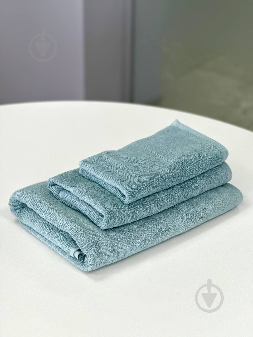 Полотенце махровое 100x150 см мята IDEAL TEXTILE - фото 4