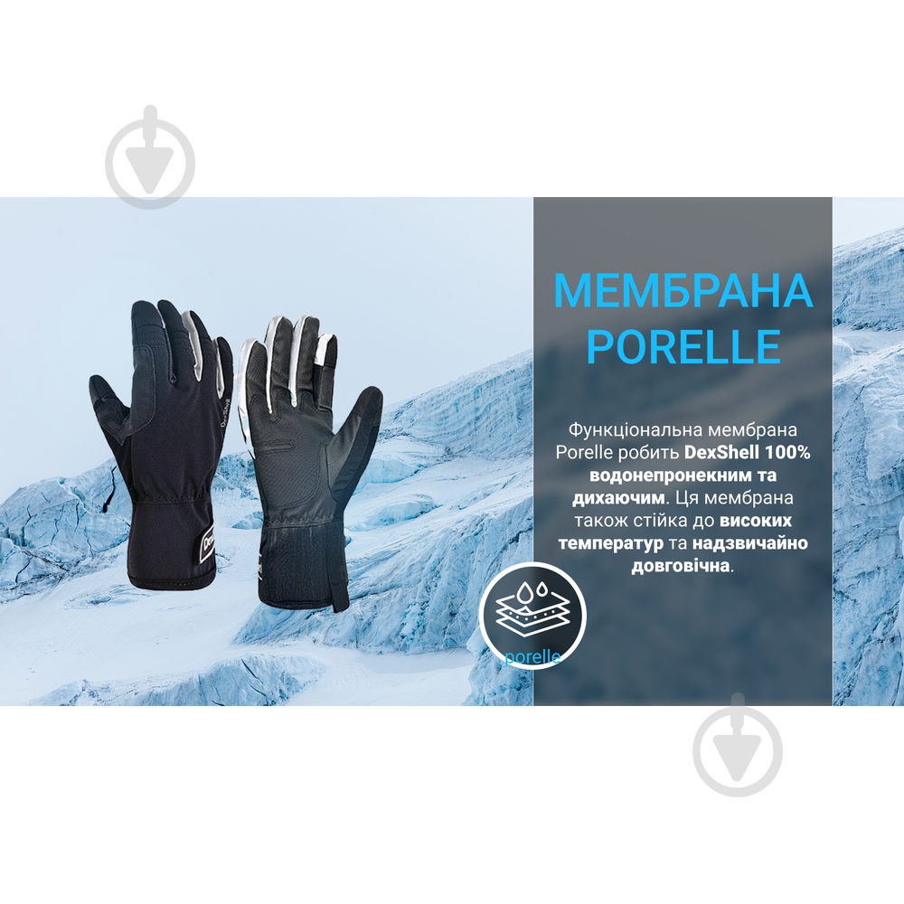 Перчатки Dexshell Ultra Weather Outdoor (M), водонепроницаемый, утеплитель Thinsulate DGCS9401L р.L черный - фото 4