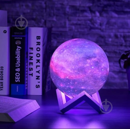 Ночник 3D Led Berger 0,5 Вт разноцветный 1039-NL-15 Galaxy 3D RGB - фото 3 Ночник 3D Led Berger 0,5 Вт разноцветный 1039-NL-15 Galaxy 3D RGB - фото 3