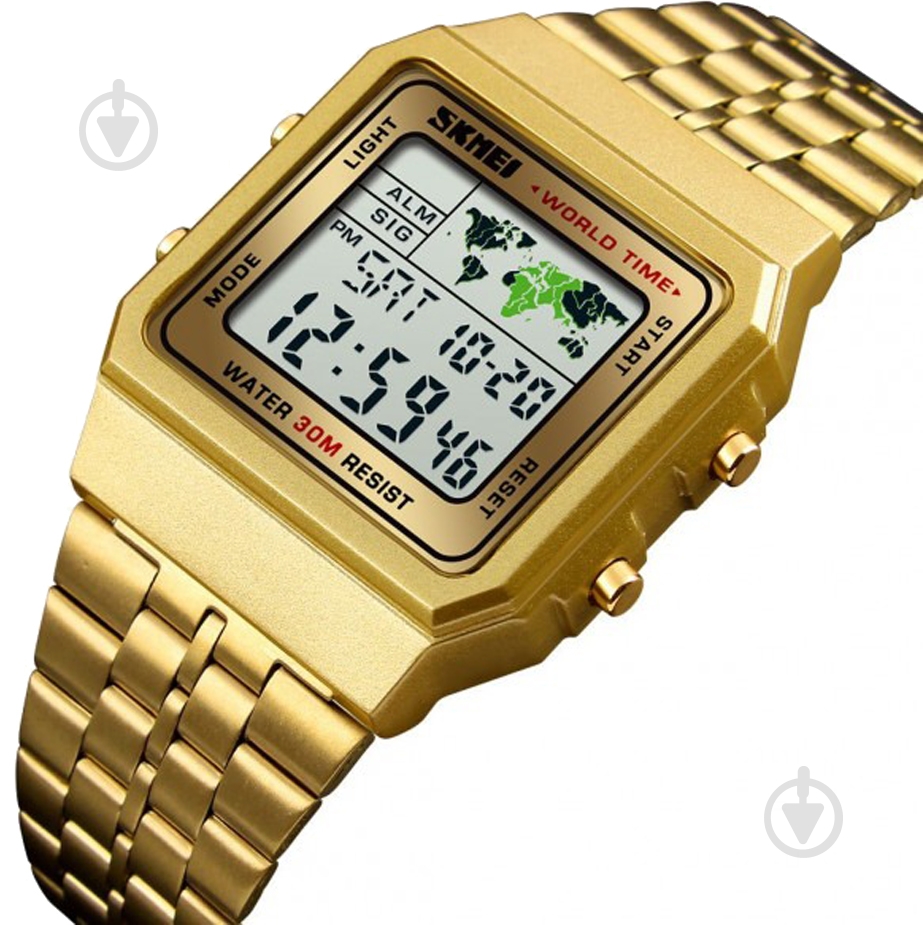 Наручний годинник Skmei 1338 gold (1338BOXGD) - фото 2