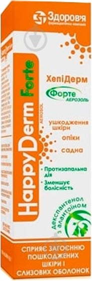 Хеппидерм форте аэрозоль н/к по 117 г пена - фото 1 Хеппидерм форте аэрозоль н/к по 117 г пена - фото 1