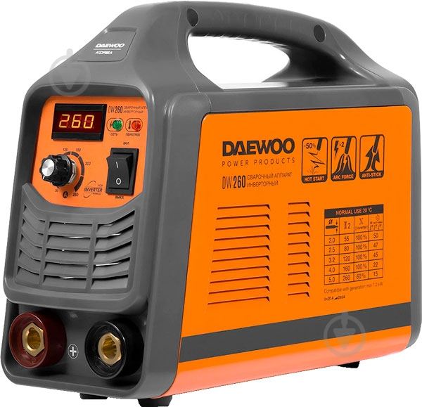 Инвертор сварочный Daewoo DW 260 - фото 1