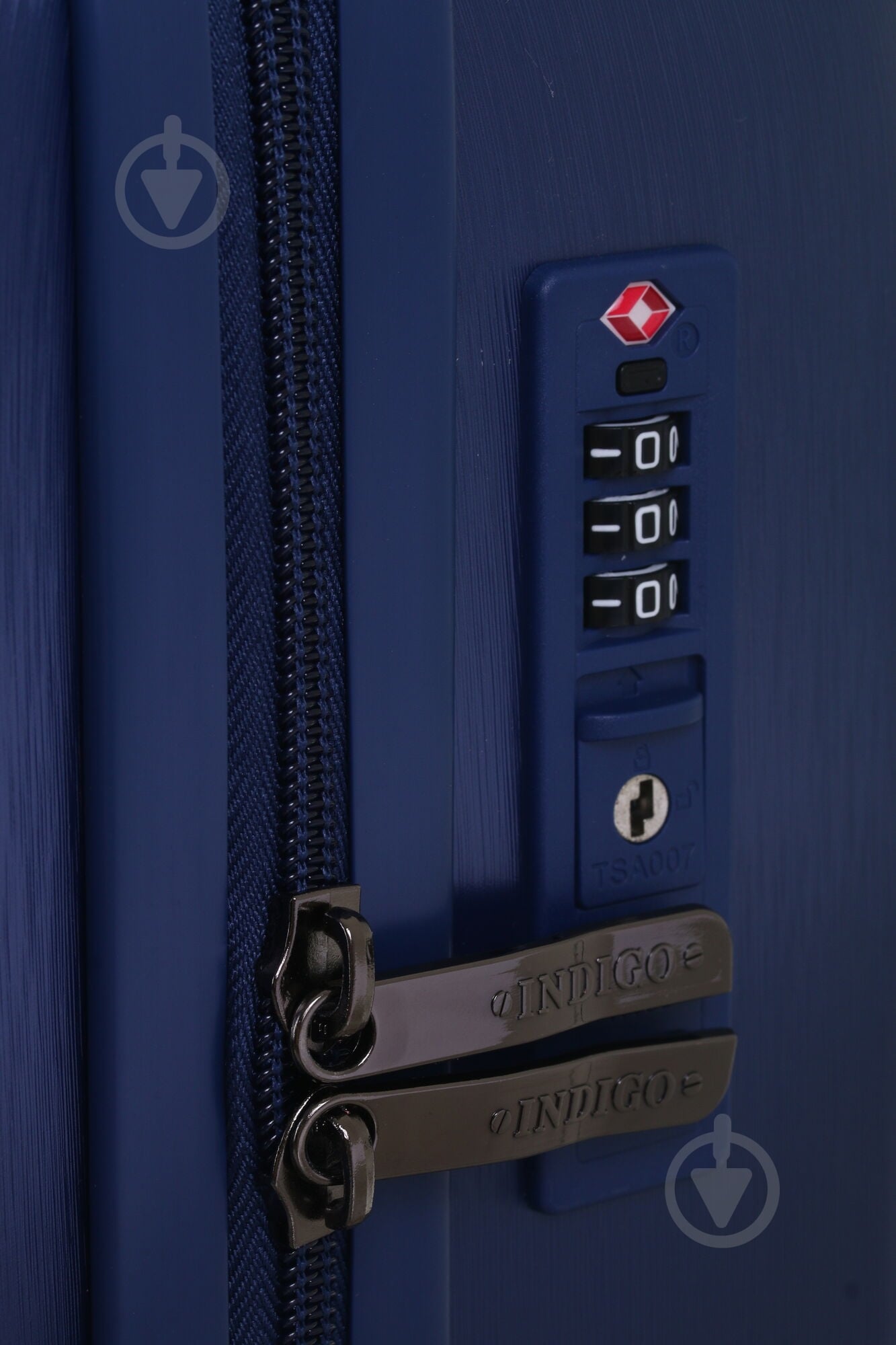 Чемодан 39 л синий LS22300 49х36х22 ABS - фото 8