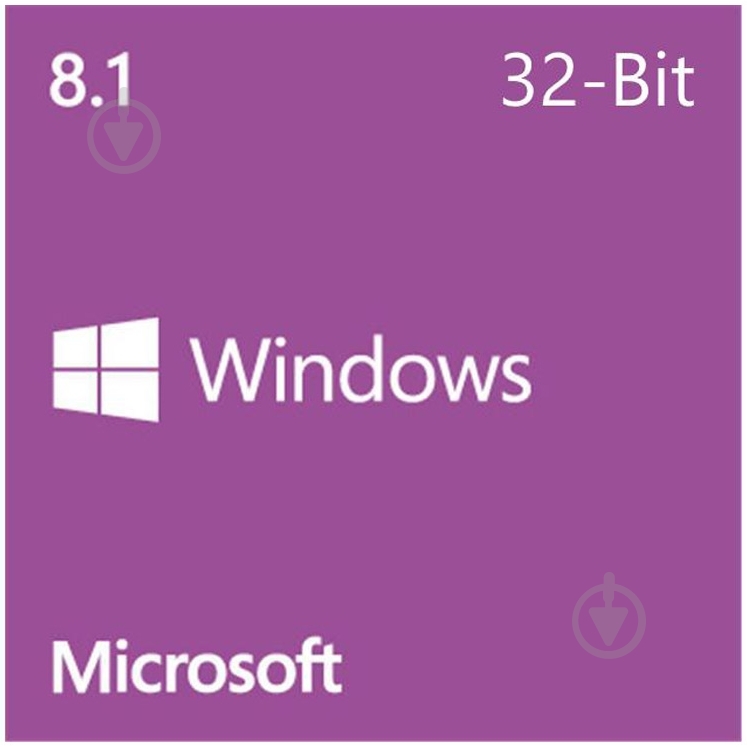 Программное обеспечение Microsoft Windows 8.1 32-bit English 1pk DVD (WN7-00658) - фото 2