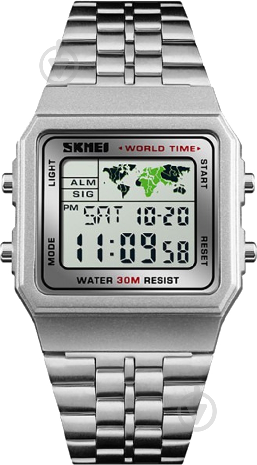 Наручний годинник Skmei 1338 silver (1338BOXSI) - фото 1