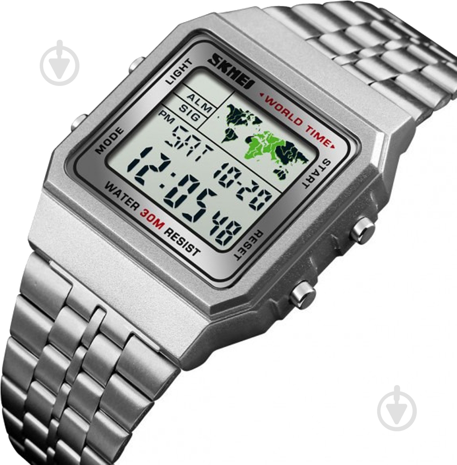 Наручний годинник Skmei 1338 silver (1338BOXSI) - фото 2