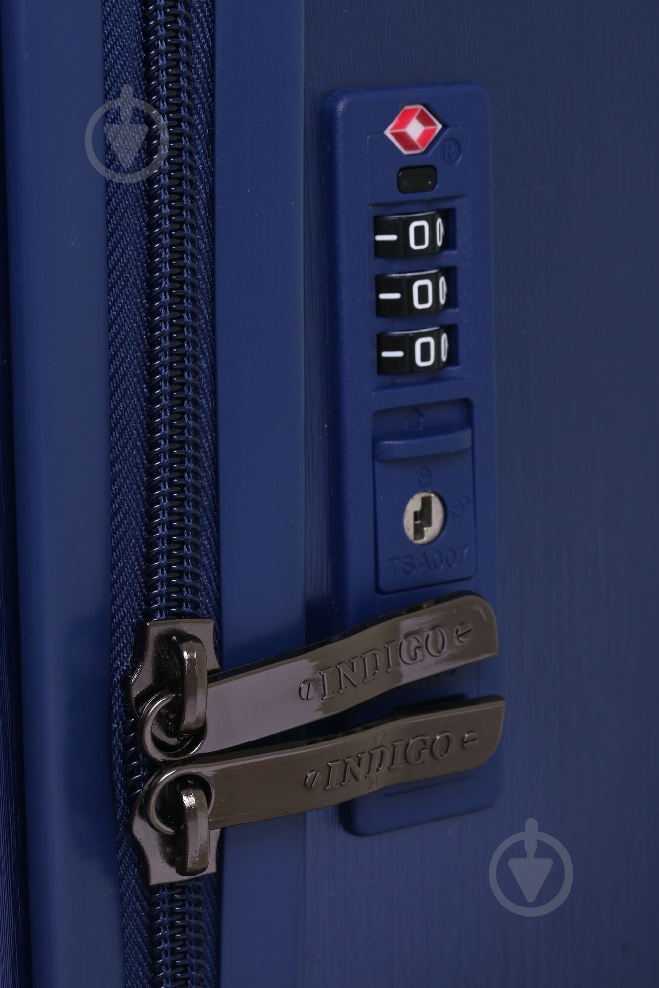 Чемодан 98 л синий LS22300 69х49х29 ABS - фото 8