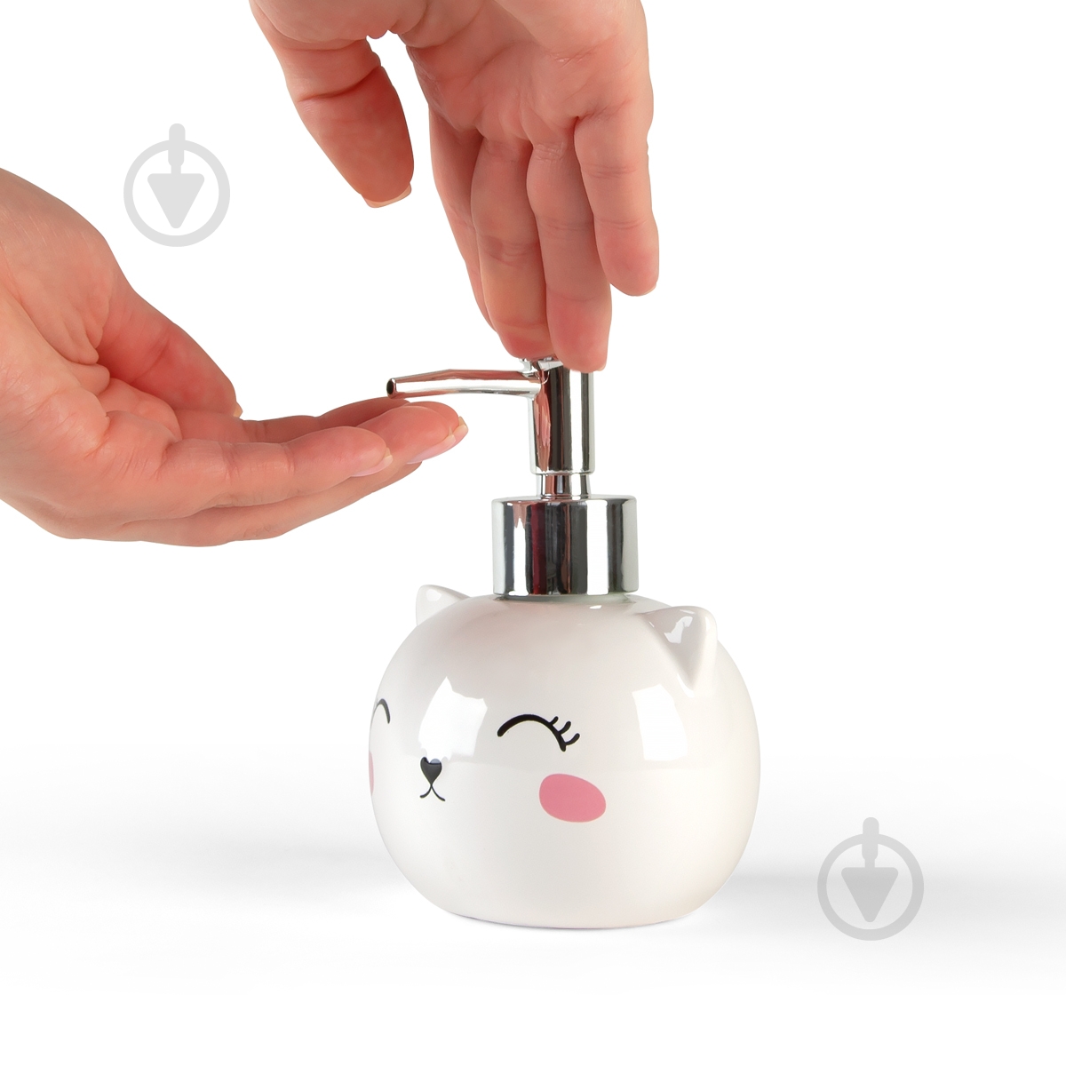 Диспенсер Cute cat 250 мл білий BA-19 - фото 8