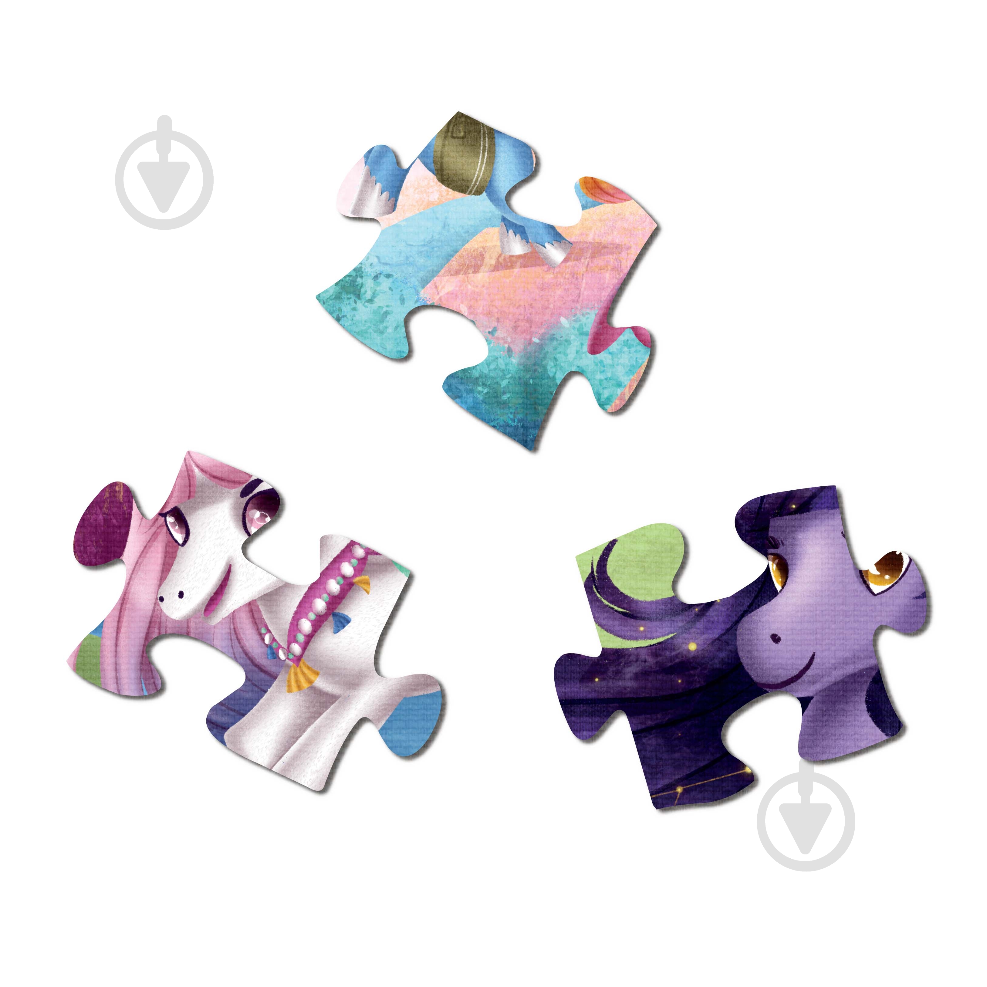 Пазлы картонные Единороги 88 элементов orner-1551 - фото 4
