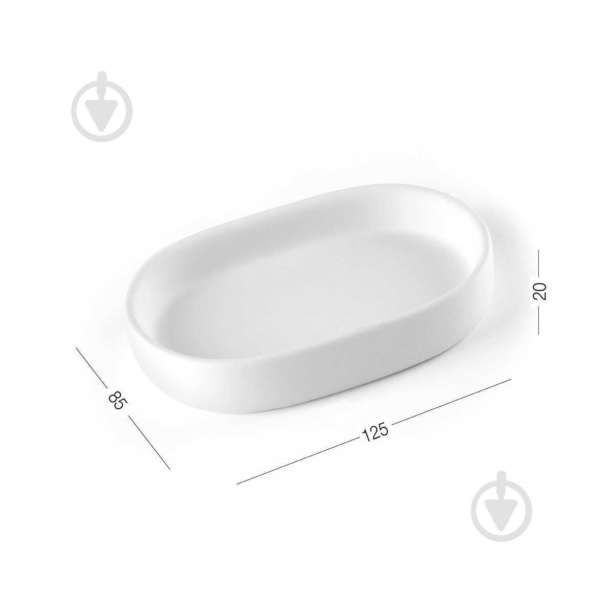 Мыльница Milan BA-24 White - фото 4