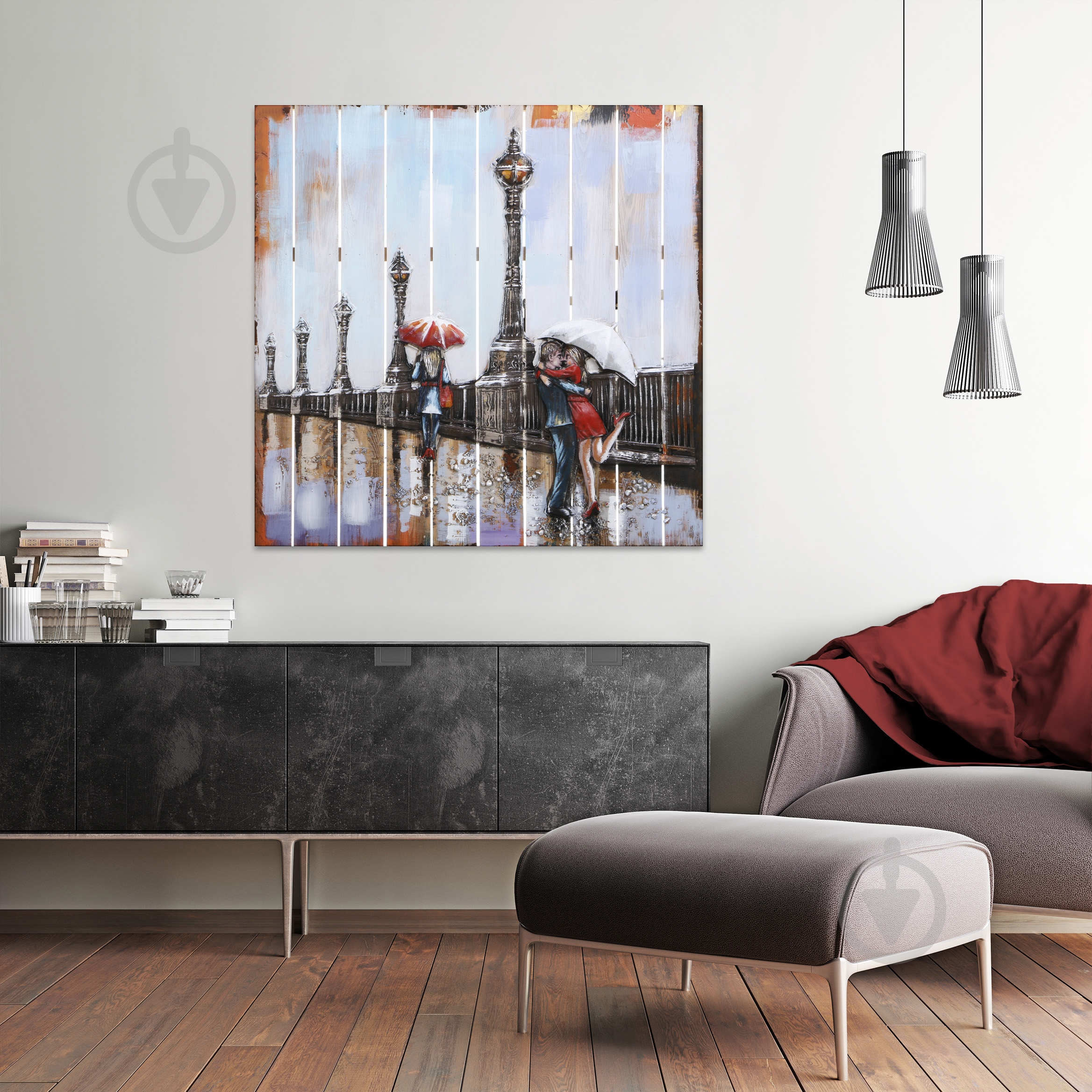 Картина 3D Романтика 91x91 см - фото 3 Картина 3D Романтика 91x91 см - фото 3