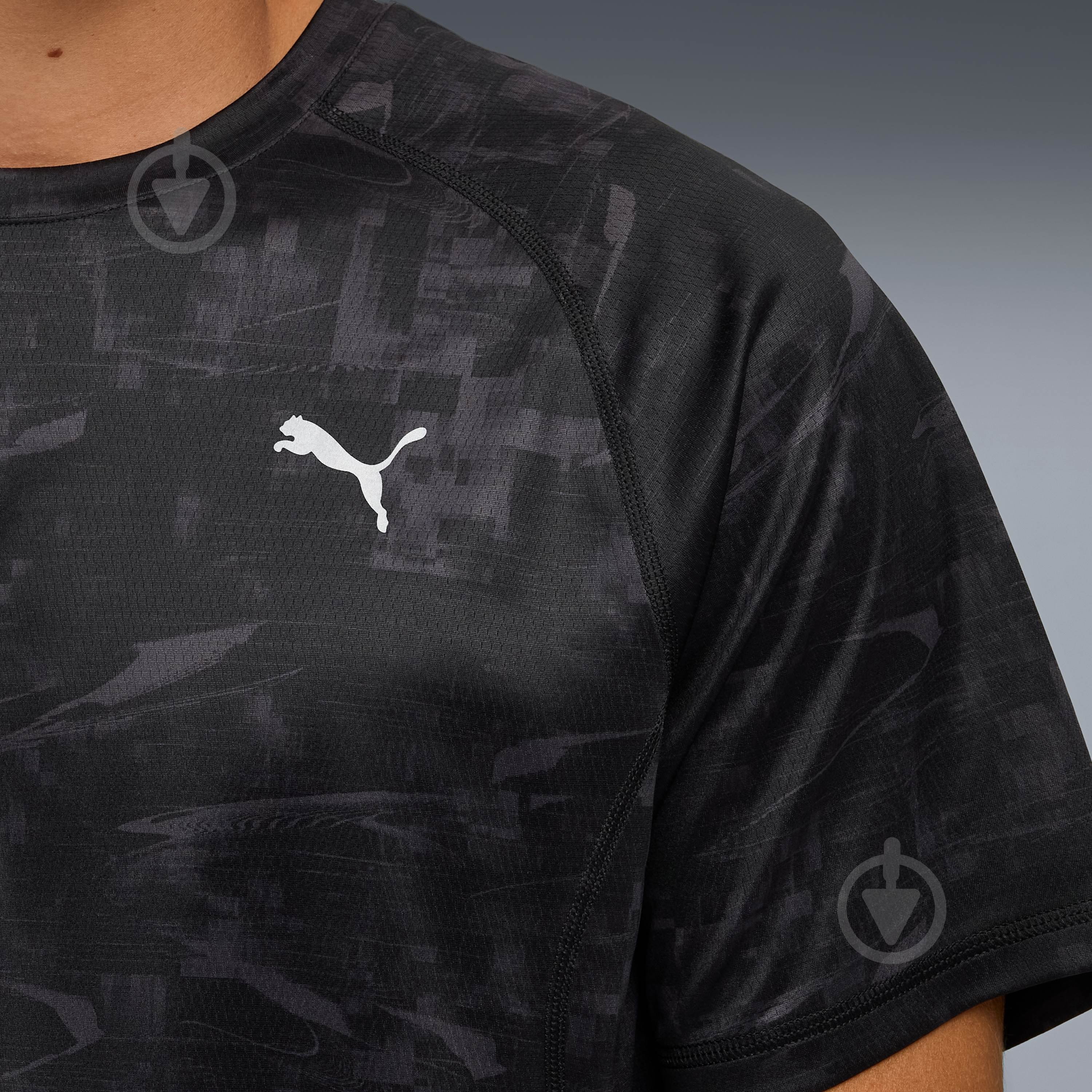Футболка Puma M Run Velocity AOP Tee 52760301 р.L чорний - фото 4