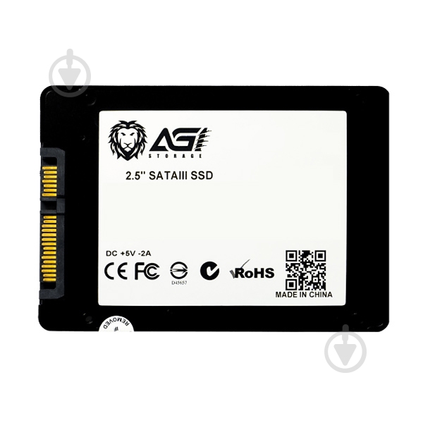 SSD-накопичувач AGI SATA III 256GB 2,5" SATA III QLC (AGI250GIMAI238) - фото 3 SSD-накопичувач AGI SATA III 256GB 2,5" SATA III QLC (AGI250GIMAI238) - фото 3