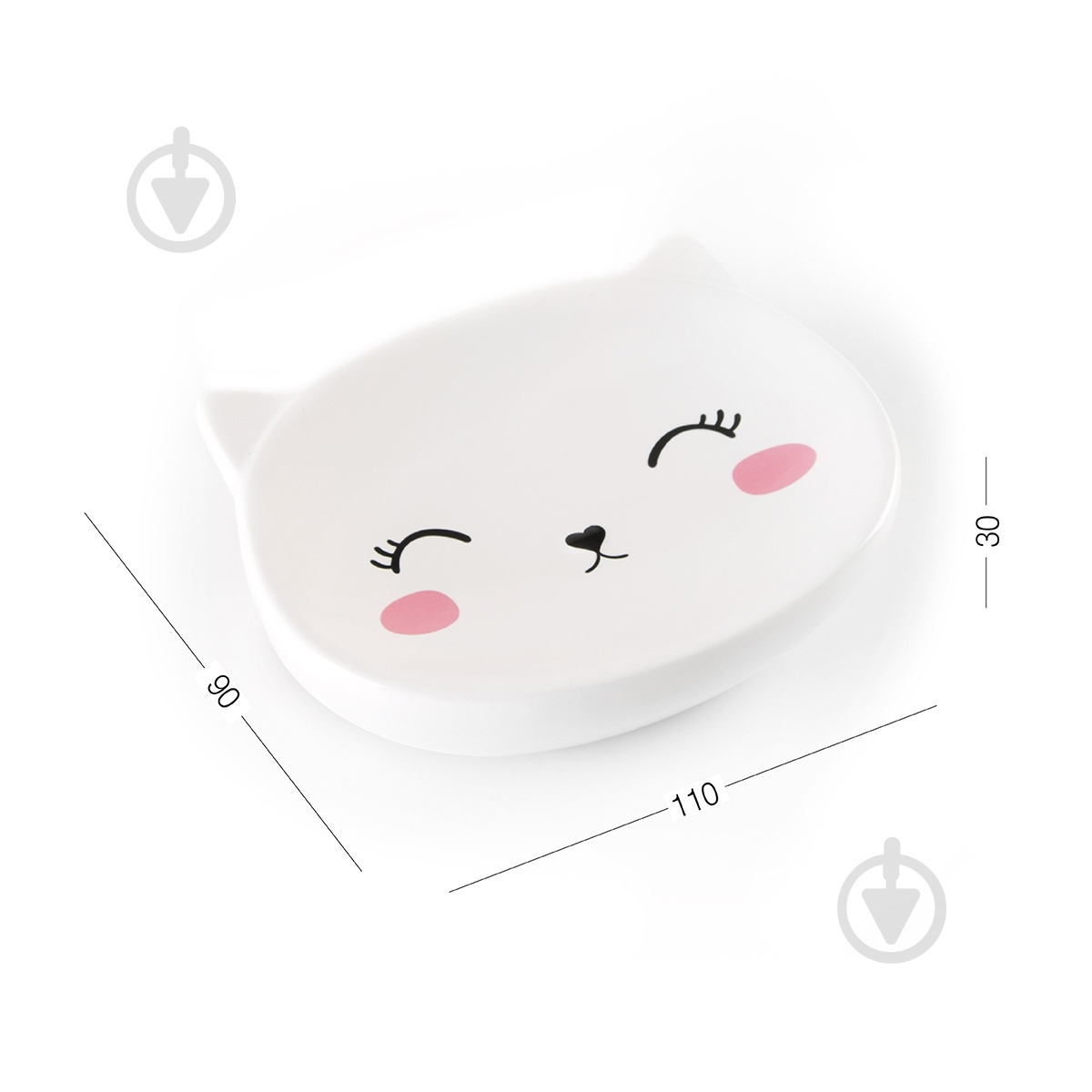 Мыльница Cute Cat BA-20 White - фото 7