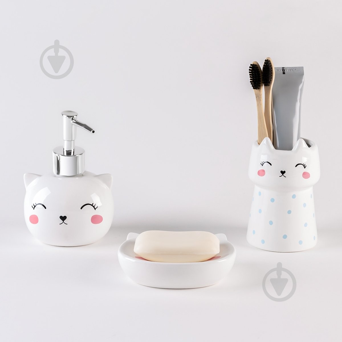 Мыльница Cute Cat BA-20 White - фото 10