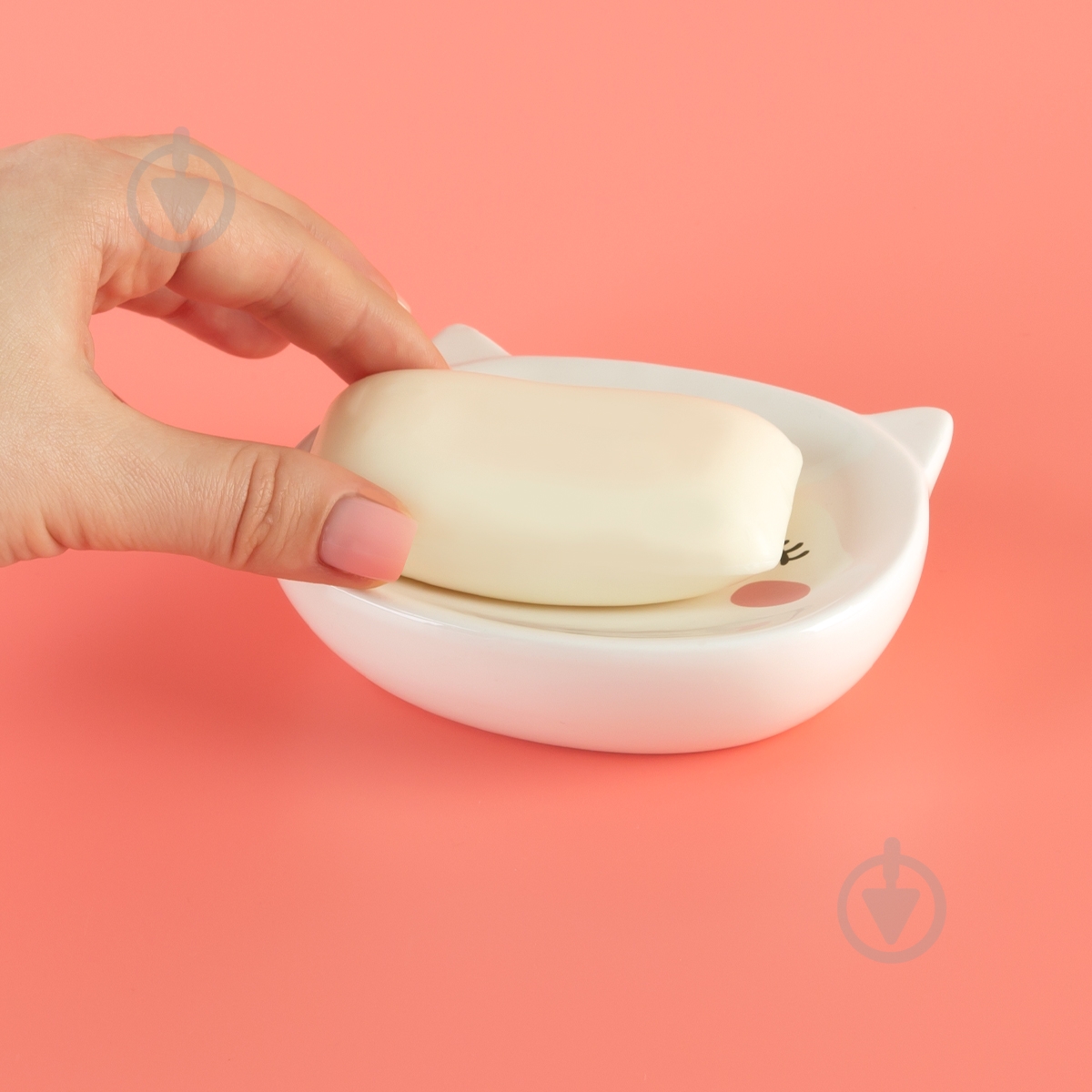 Мыльница Cute Cat BA-20 White - фото 6