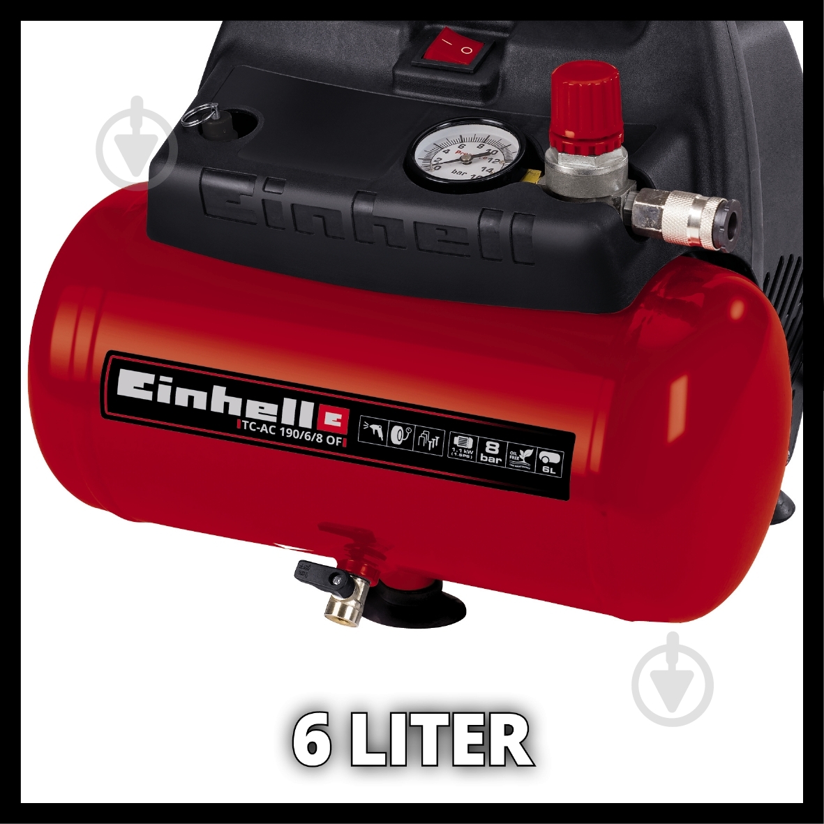 Компресор Einhell TH-AC 190/6 OF - фото 2