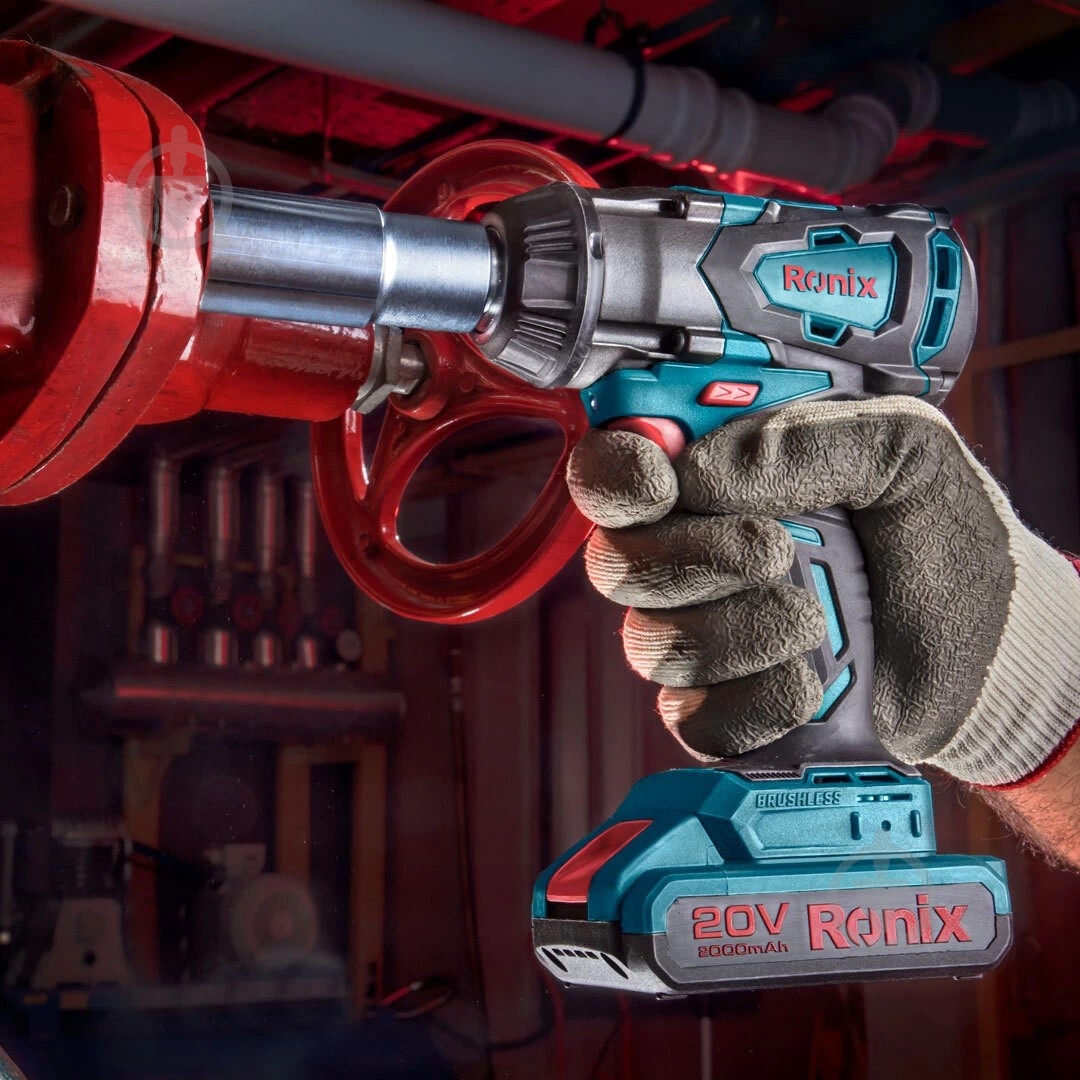 Гайковерт акумуляторний Ronix 350 Нм 8907K - фото 9 Гайковерт акумуляторний Ronix 350 Нм 8907K - фото 9