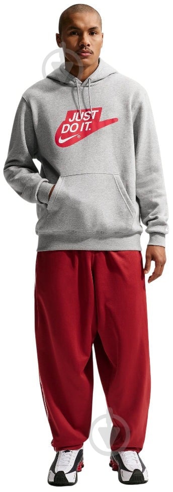 Спортивная кофта Nike IO9618-063 р.M серый - фото 1 Спортивная кофта Nike IO9618-063 р.M серый - фото 1