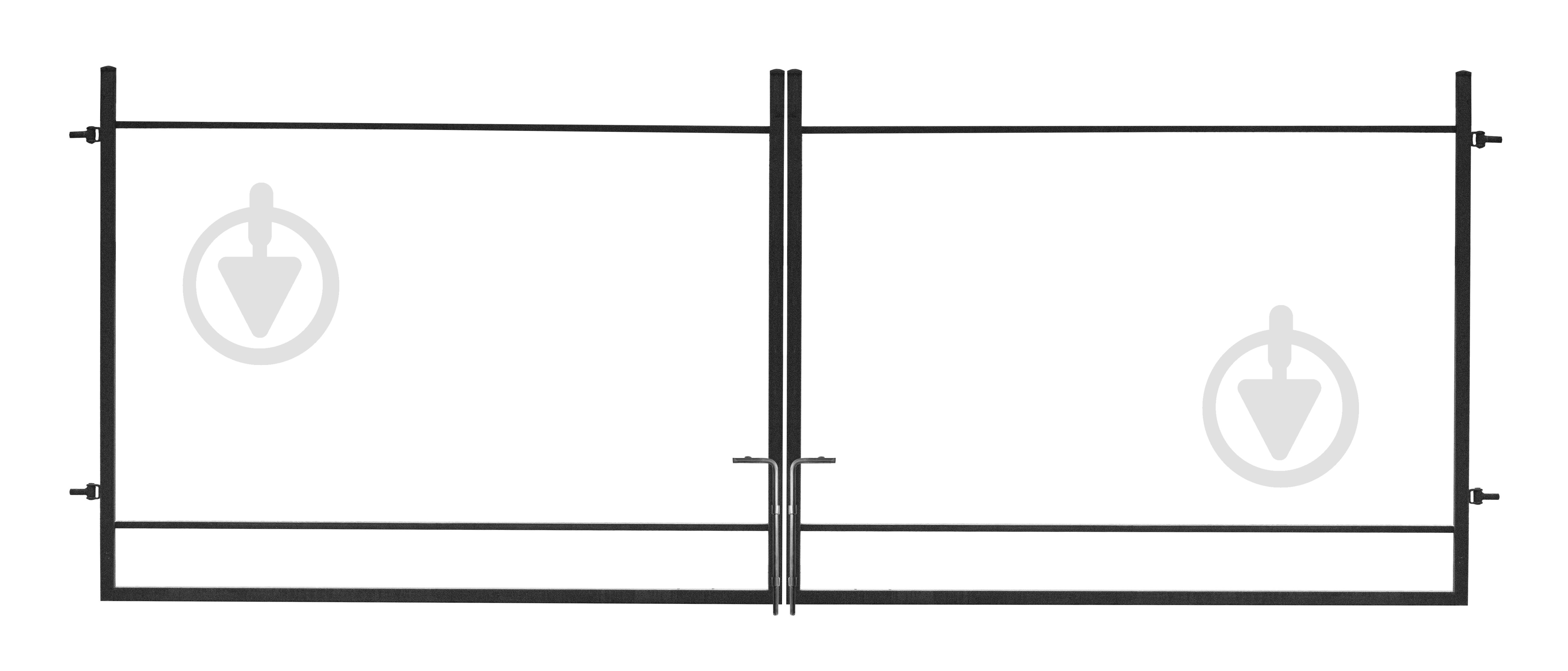 Каркас ворот Укритарм Эко 3500х1500 мм - фото 2