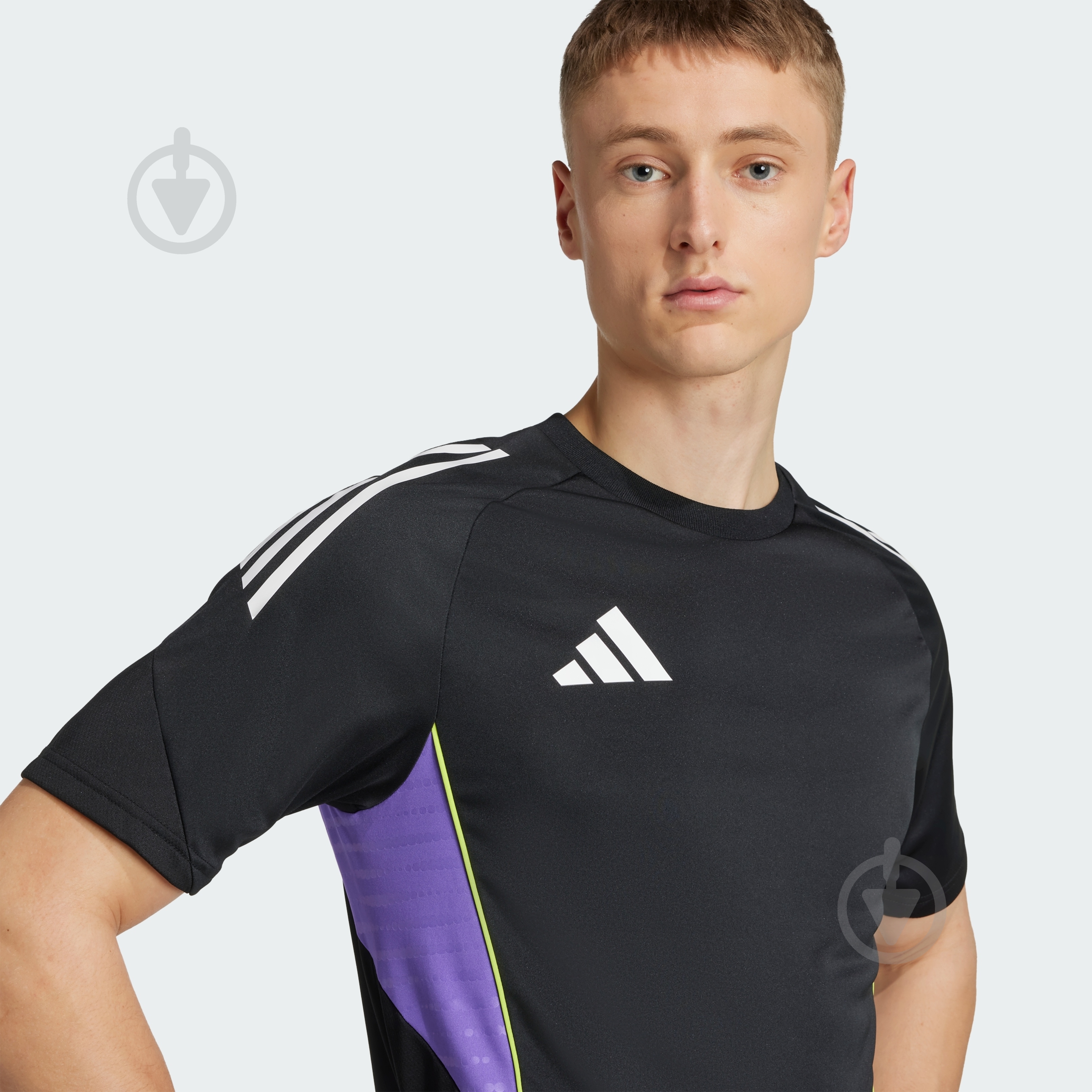 Футболка Adidas TIRO25C TR JSY JW4360 р.L чорний - фото 4 Футболка Adidas TIRO25C TR JSY JW4360 р.L чорний - фото 4