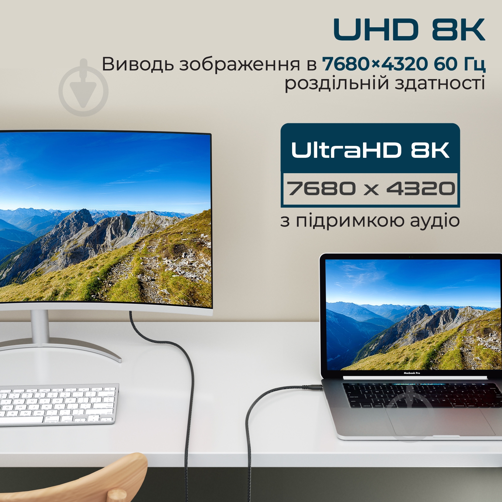 Кабель Promate PowerBolt240-1M USB Type-C to USB Type-C 240W PD 1 м чорний (powerbolt240-1m.black) - фото 4