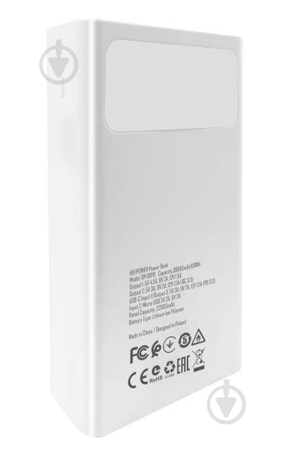Повербанк BeePower 30000 mAh white (BP-30PD_VW) - фото 2