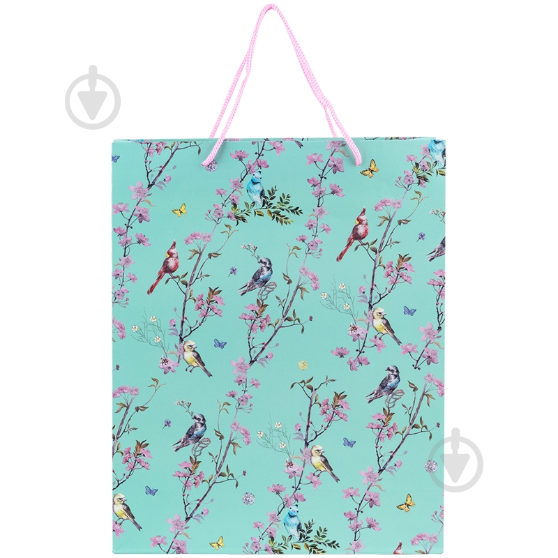 Пакет подарочный Olga Selyshcheva Spring 8502-20-A-OS 26х32 см Axent - фото 1