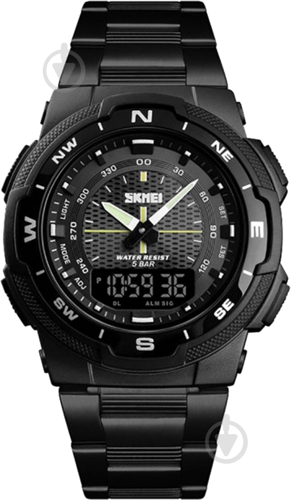 Наручные часы Skmei 1370 black (1370BOXBKBK) - фото 1