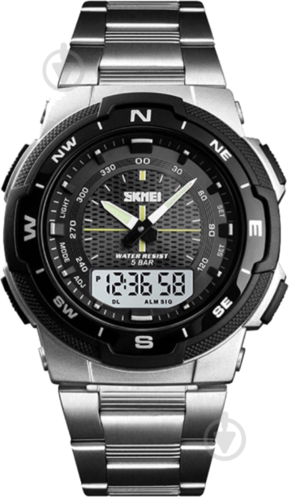 Наручний годинник Skmei 1370 silver (1370BOXSI) - фото 1 Наручний годинник Skmei 1370 silver (1370BOXSI) - фото 1