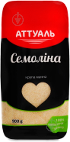 Крупа манная Аттуаль семоліна 500 г - фото 1