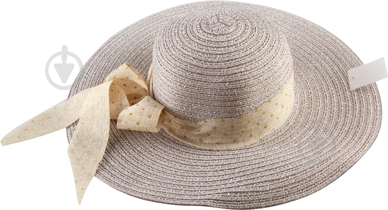 Шляпа Моника one size серый - фото 1