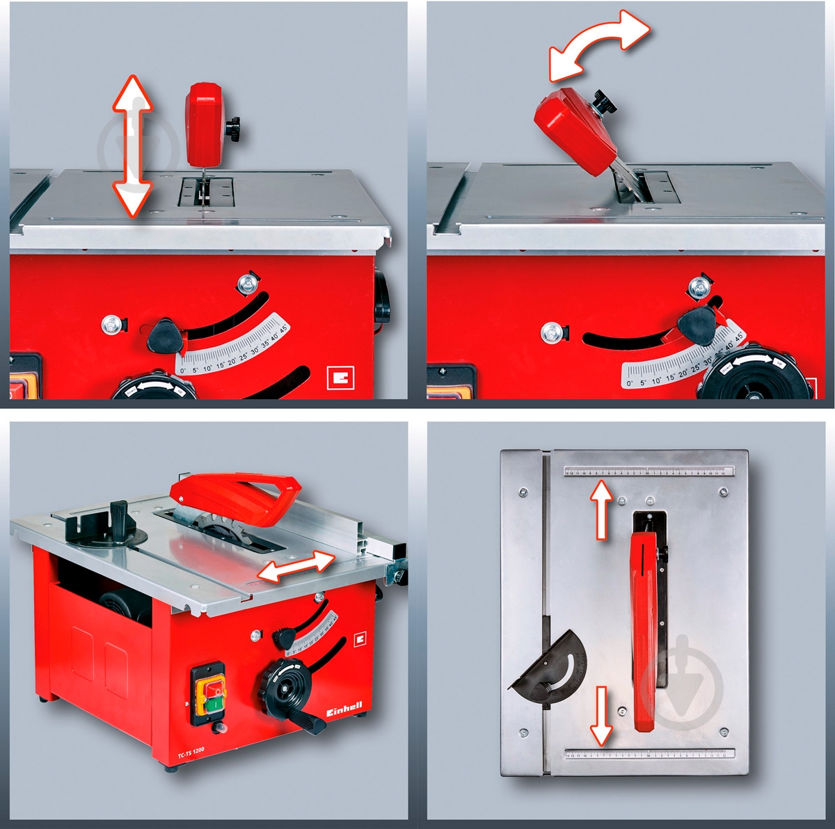 Пила циркулярная Einhell TC-TS 1200, - фото 2