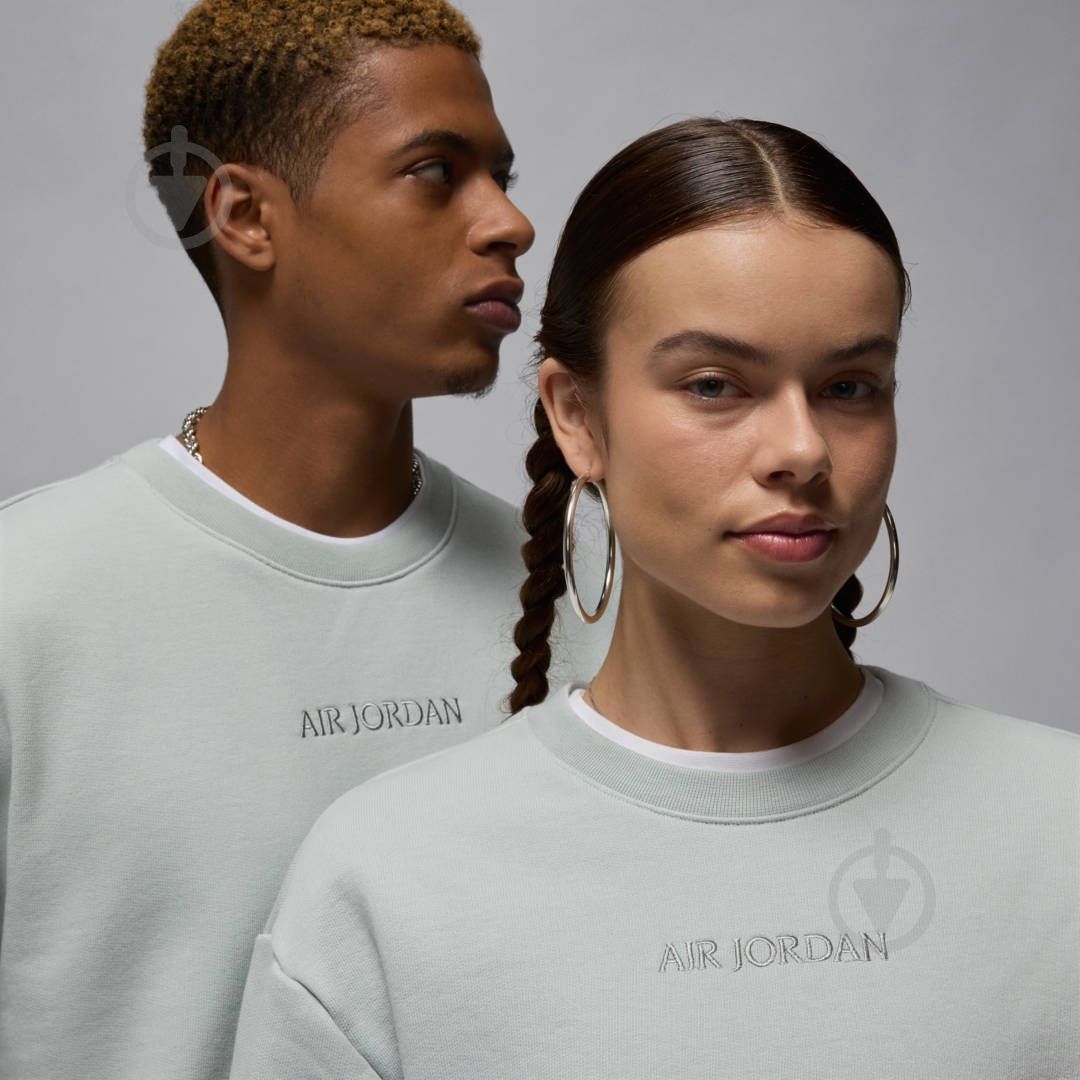 Свитшот Jordan M J AIR JDN WM FLC CREW FJ7788-034 р.XL серый - фото 3