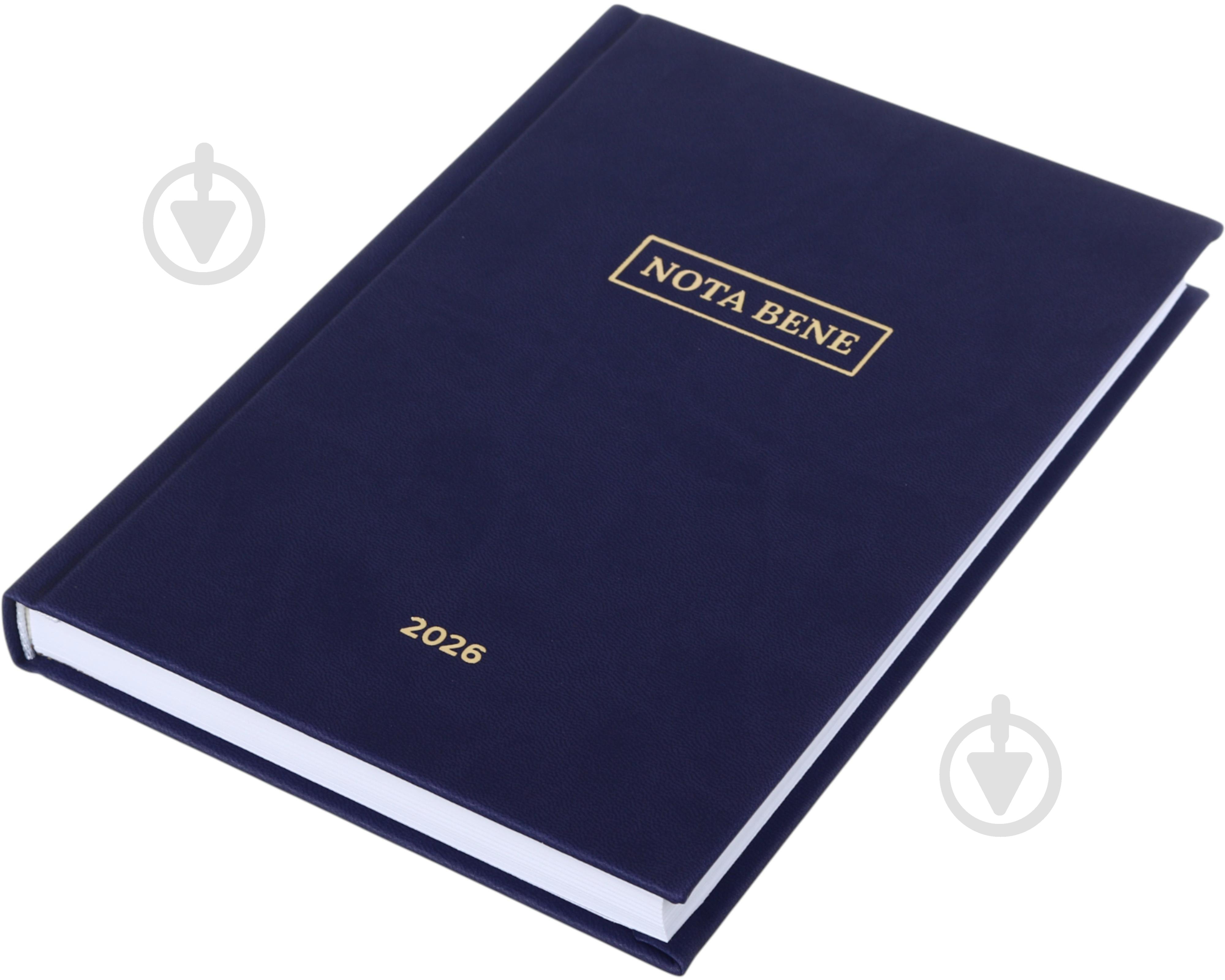 Щоденник датований Nota Bene A5 2026 синій із малюнком - фото 2 Щоденник датований Nota Bene A5 2026 синій із малюнком - фото 2