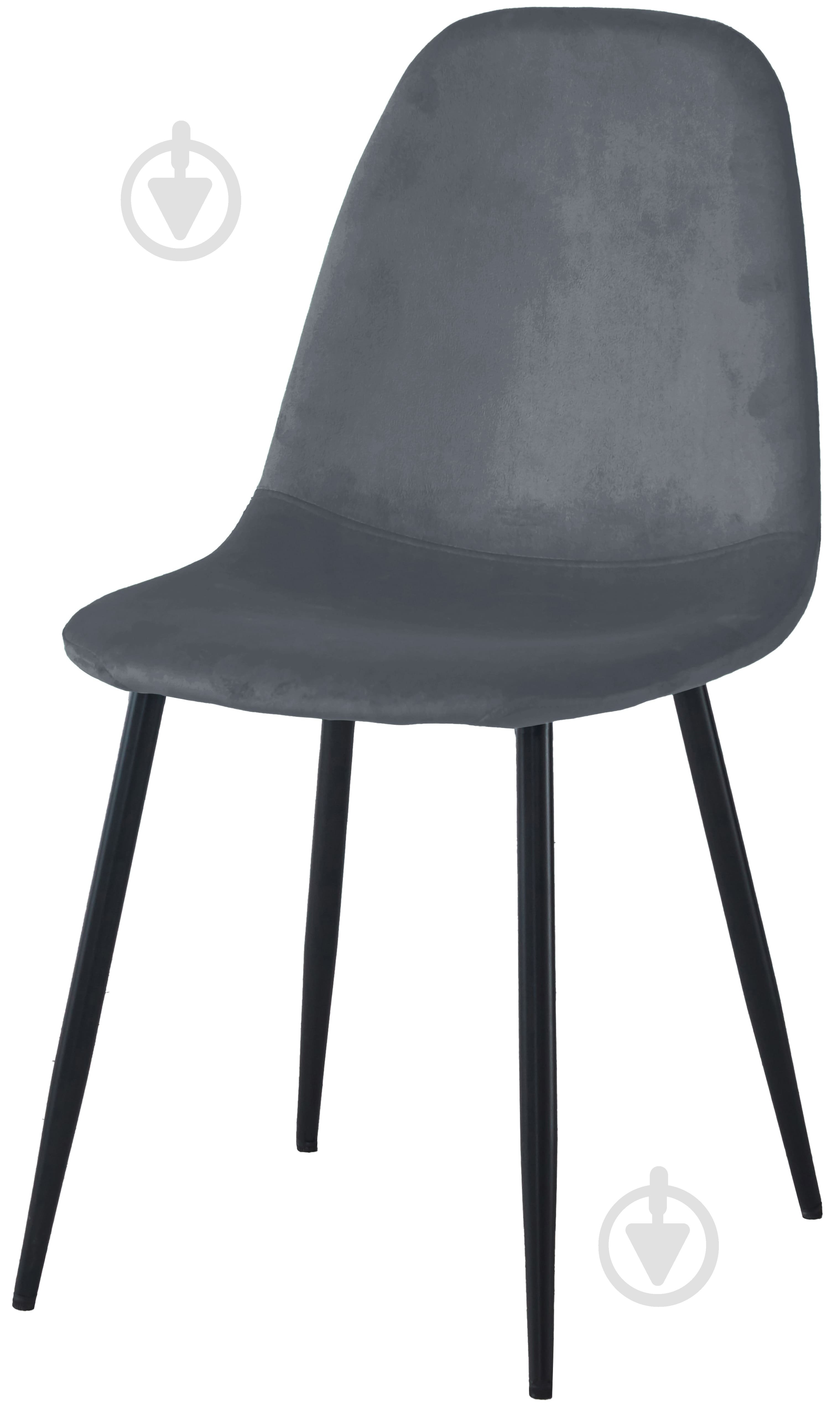 Стул Fly FS-20 Grey-40 серый / черный - фото 1