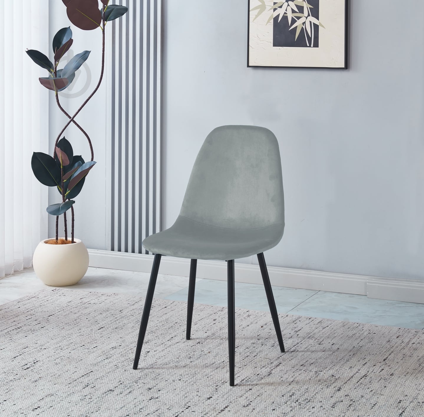 Стул Fly FS-20 Light Grey-39 светло-серый / черный - фото 6 Стул Fly FS-20 Light Grey-39 светло-серый / черный - фото 6