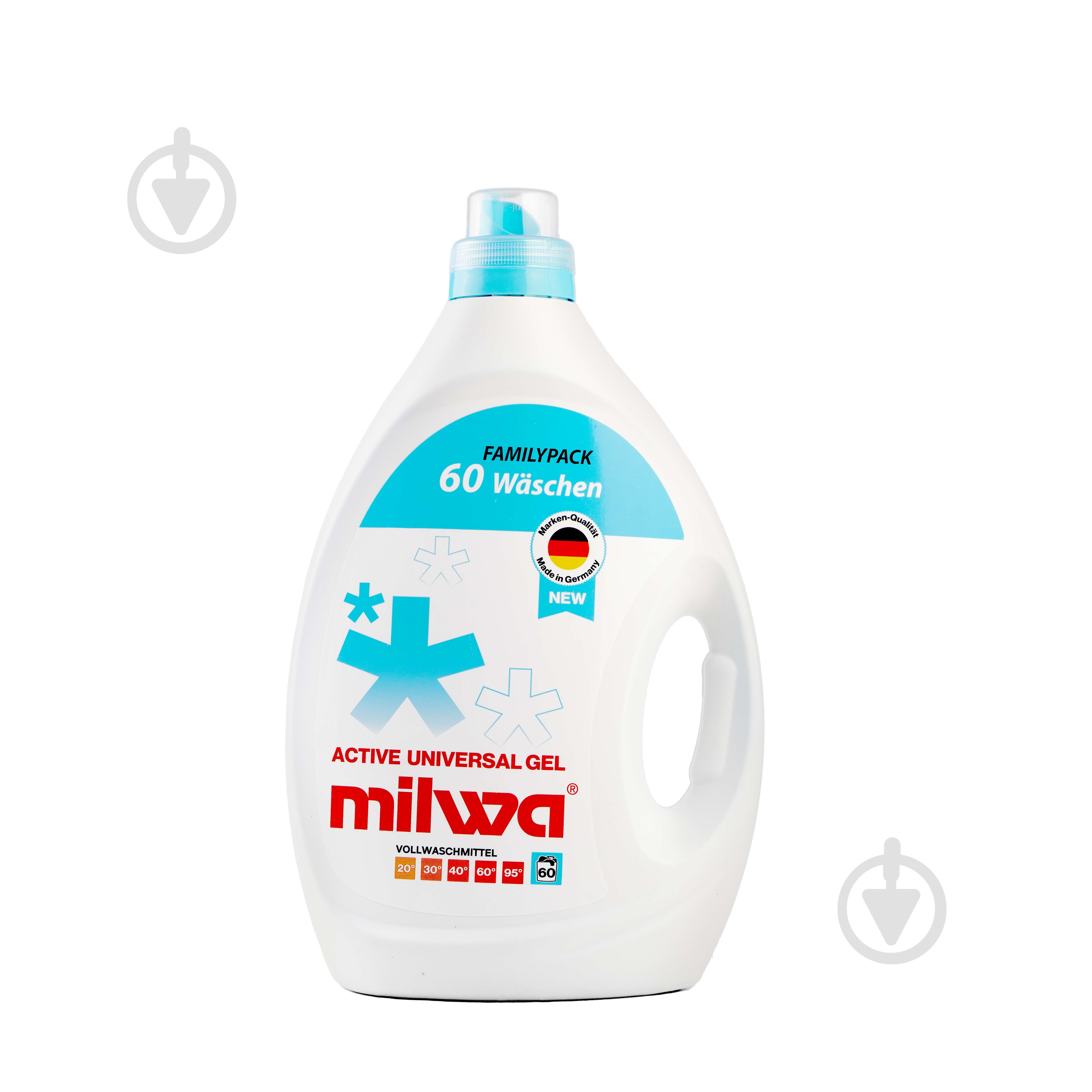 Гель для машинной и ручной стирки Milwa Active Universal 3 л - фото 1