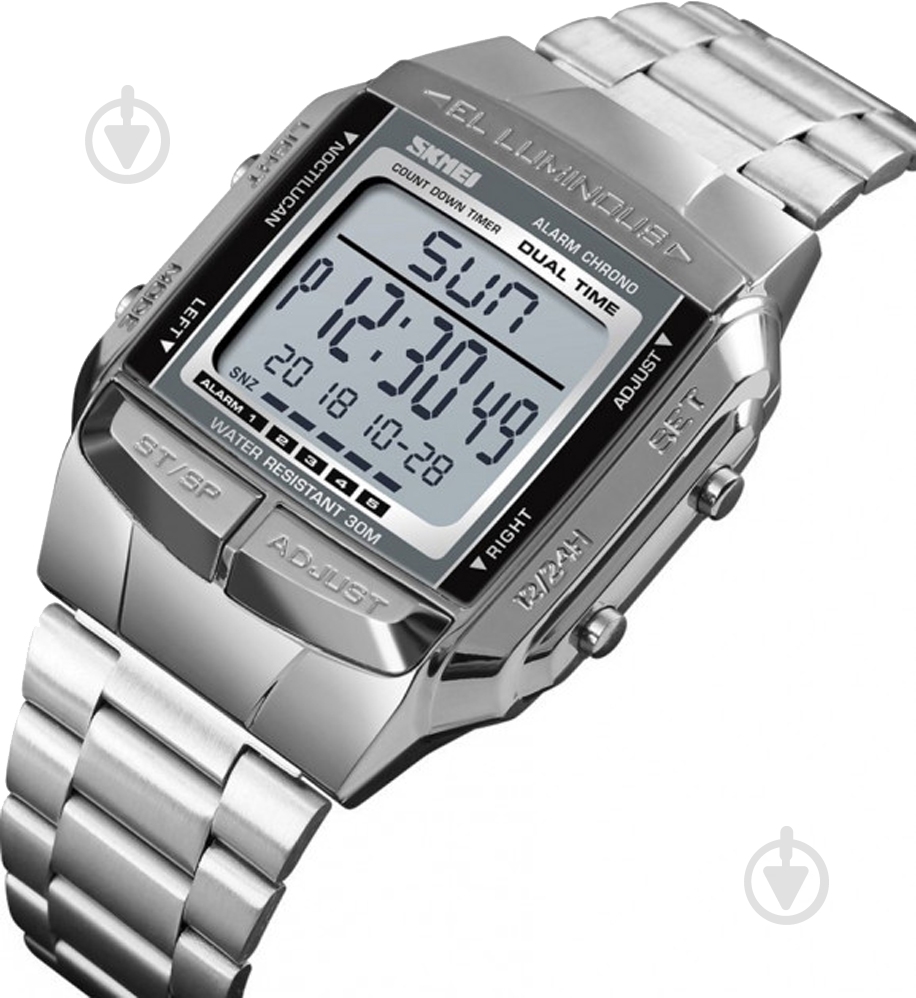 Наручные часы Skmei 1381 silver (1381BOXSI) - фото 2