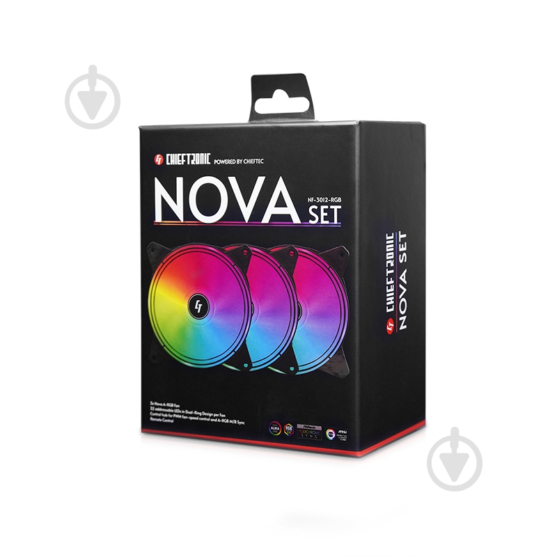 Вентилятор для корпуса Chieftec NF-3012-RGB - фото 8